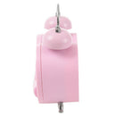 Cute Small Double-Bell Night Light Children Mini Quartz Alarm Clock Heart ( Z6W5