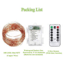 10m Waterproof Battery Box Copper Wire String Fairy Light (Colored Light) A