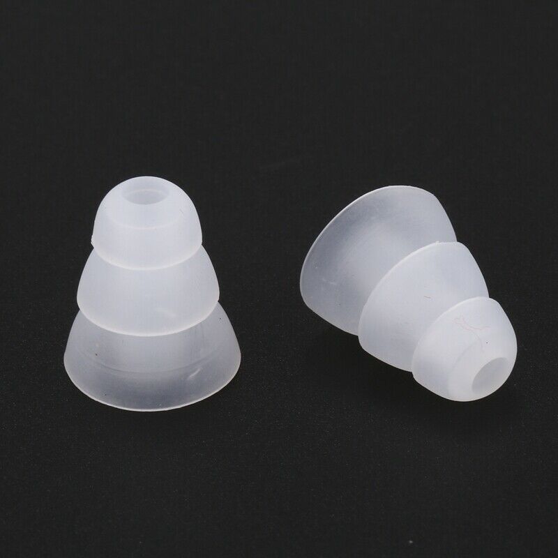 10 x Soft Headset Headset Plug Pad Case Tips Clear R3K3