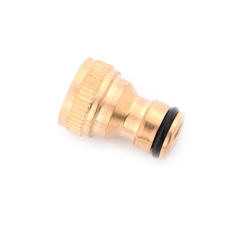 1/2" Garden Brass Thread Hose Tap Adaptor Water Pipe Connector Tube Fitting M&O