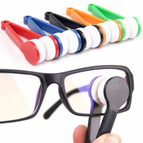 High quality 1x Glasses Sunglasses Eyeglass  Cleaner Cleaning Brush Wipe.AU