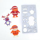 Santa Claus Combination DIY Scrapbook Craft Embroidery Cutting Die Stencils