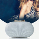 Wedding Bridal Beaded Women Evening Bag Chain Shoulder Handbags Elegant Rhi