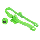 Green Chain Slider with Lower Roller for Kawasaki KX250F KX450F 2009-2016