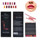 12 Colors Professional Lipstick Lipliner Makeup Waterproof Matte Lip Liner Penci
