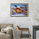 5D DIY Full Drill Diamond Painting Dove Cross Stitch Embroidery Ornaments
