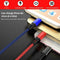 3 In 1 USB Fast Charging Cable Line Multifunction Cell Phone Charger Cord Pretty