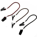 2pcs Outdoor Sports Boating Hat Scarf Wind Clip Lanyard Rope Cord 4mm Black