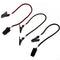 2pcs Outdoor Sports Boating Hat Scarf Wind Clip Lanyard Rope Cord 4mm Black