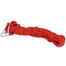 10M Tree Rigging Rock Climbing Safety Rappel Sling Auxiliary Rope+Carabiner