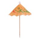 50x Tropical Drink Umbrellas Paper Cocktail Party Parasol Food Dessert Stick