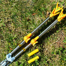 Telescopic Detachable Fishing Rod Holder Support Two Pole Bracket Carp Fish