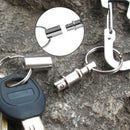 4x Double Keyring Pull Split Apart Detachable Quick Release Keychain Rin WKA