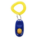 pet dog puppy training clicker with wrist strappy (blue) X4C7