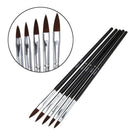 5 Ppcs Kolinsky Sable Brushescrylic Nail Brushfessional Nailrt To New