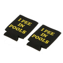 2pcs I Pee in Pools Soda Beer Stubby Tin Can Cooler Chilling Holder Sleeve