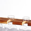 Glass Vase Test Tube In Wood Chair For Flowers Plants Home Decor-2