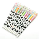 Creative Cute Milk Cow Gel Pens Ballpoint Pen Student Stationery 12 Pcs / Set