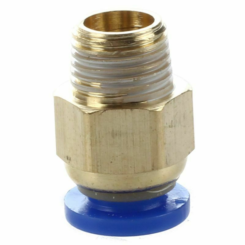 5 Pcs 1/8" PT Male Thread 6mm Push In Joint Pneumatic Connector Quick Fitti B1H5