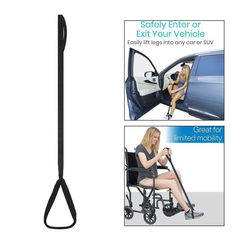 44 inch Leg Lifter Strap Lifting Devices Foot Loop for Elderly Handicap