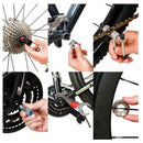 Set of 6pcs Bike Chain Wheel Repair Tools Set Flywheel, Sprocket, BB Remover,