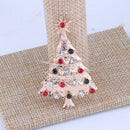 Christmas Brooch Christmas Tree Design Costume Jewellery Sparkly Crystal Ar