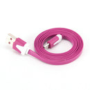 V8 Noodle Data Line Universal Andrews Smartphone Micro USB Charging Line Hot OZ