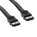 4Feet Shielded External eSATA Cable Male to Male - 120cm 7Pin eSATA to eSATA
