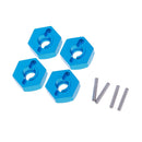 4x Wheel Hex 12mm Drive Hubs Adapter for Wltoys 12428 1/12 FY03 Parts
