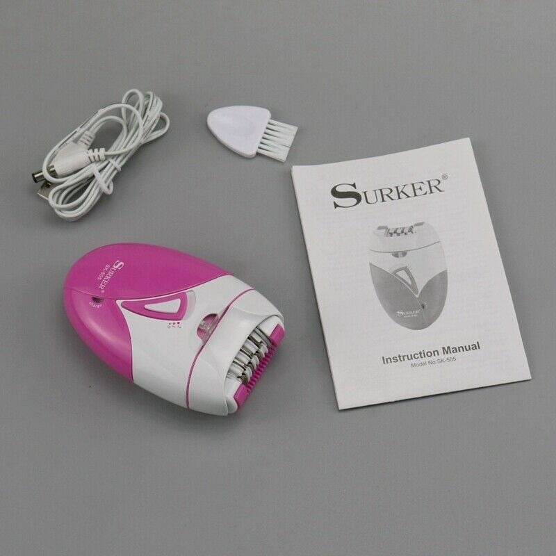Surker 100-240V Rechargeable Women Epilator Electric Female Epilator For Fa P1B1