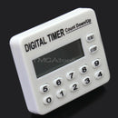 Practical LCD Digital Kitchen Cooking Countdown Timer Alarm Plastic She RWC