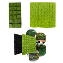 2Pcs  Garden Plant Wall Hanging Grow Bag Sack 72 Pockets And 18