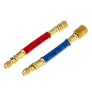 Adjustable R134A Adapter Fittings Quick Coupler High Low AC Air Conditioning