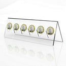Coin Holder Clear Transparent Acrylic Display Stand Storage Frame Collection