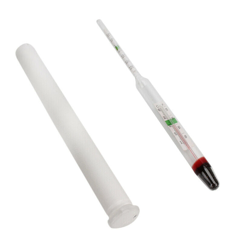 Fish Tank Aquarium Marine Water Salinity Tester Meter Hydrometer Thermometer