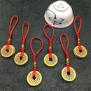50pcs Feng Shui Coins Chinese Five Emperors Lucky Wealth Good Fortune Coin Brass