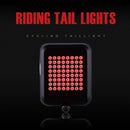 USB Rechargeable Bike Tail Light,80 Lumens 64 LED Light Beads Bicycle Turn