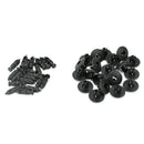 20pcs For Volvo Car Trusk Bumper Fender Black Plastic Riverts Fastener Cli YOW