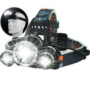 12000LM T6 LED Headlight Headlamp Head Torch Battery Flashlight Work Light Lamp@