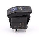 12V 24A Bar ARB 5P Push Rocker Toggle Switch Blue LED Light Waterproof Car
