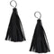 2x Korean Leather Car Handbag Purse Pendant Charm Tassel Keyring Gift Crafts