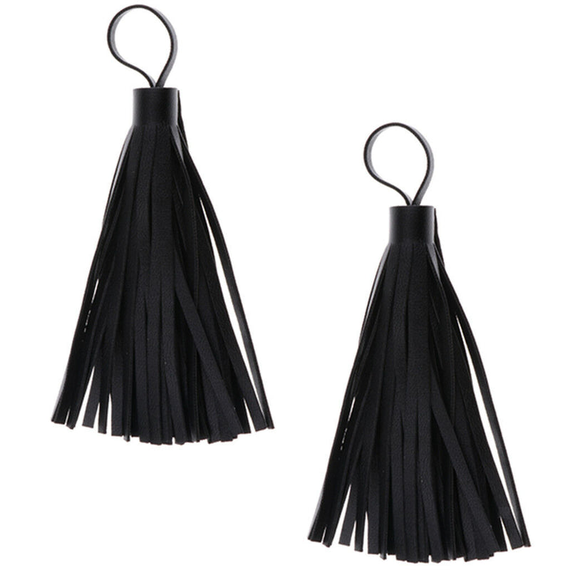 2x Korean Leather Car Handbag Purse Pendant Charm Tassel Keyring Gift Crafts