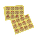 120pcs Round Hand Made Kraft Paper Seal Stickers DIY Gifts Baking Decor label  Z