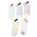Women Luck English Comfortable Cotton Sock Slippers Short Ankle So- OZ