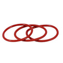O-rings, sealing rings, 10 pieces, 30 mm x 2 mm, silicone, red K9U7