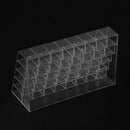 Clear Cosmetic Organizer 40 Lattices Lipstick Display Holder Storage Box