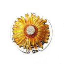 Round Metal Folding Rhinestone Flower Handbag Bag Purse Table Hook Hanger H