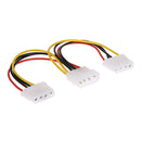 10pcs 4Pin Power Converter Adapter Splitter Cable Extension Wire