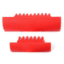 2pcs Rubber Red Cylinder Wood Grain Graining Wall Paint DIY Painting Tools