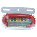 Car truck trailer 12LED Red Light guide Floor lamp tail light Side marker liASE